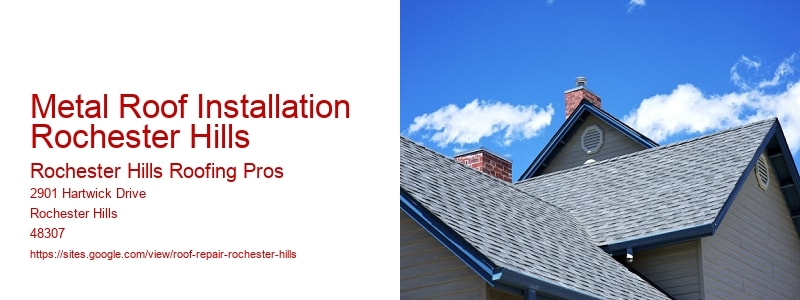 Metal Roof Installation Rochester Hills