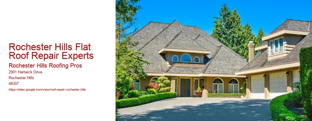 Rochester Hills Flat Roof Repair Experts